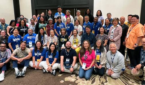 AFT and National Education Association members gather at the APALA convention.