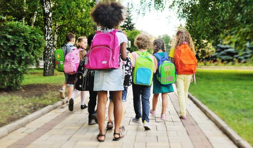 Kids going back to school