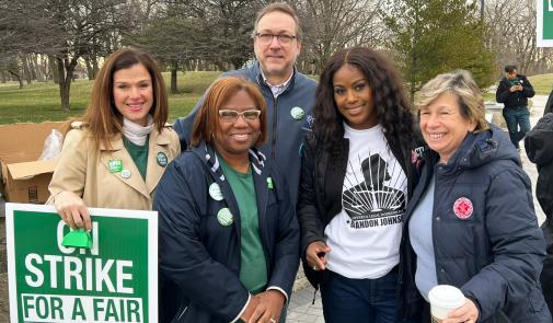 Chicago Staff Union with Randi Weingarten