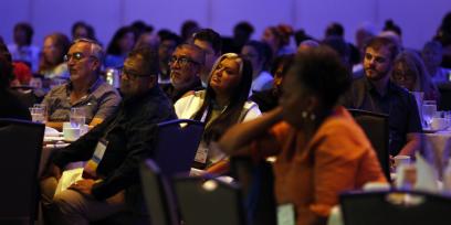 AFT Executive Vice-President Evelyn DeJesus listening at AFT TEACH 2023