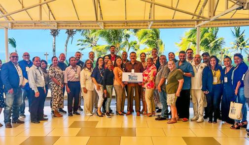 Photo of AFT leaders and members at the LCLAA Convention