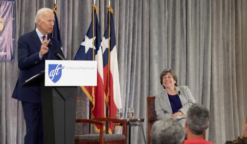 Joe Biden & Randi Weingarten