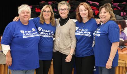 a group of paras in their t shirts