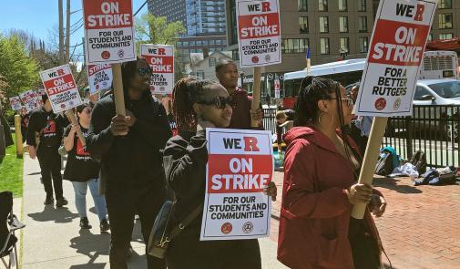 Rutgers on strike