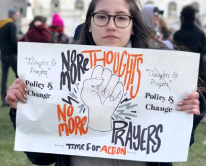 March for Our Lives participant