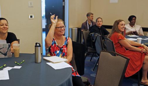 Participants at the 'Where Is the Love? Building Family-Educator-Student Partnerships to Get What Kids and Communities Need' workshop